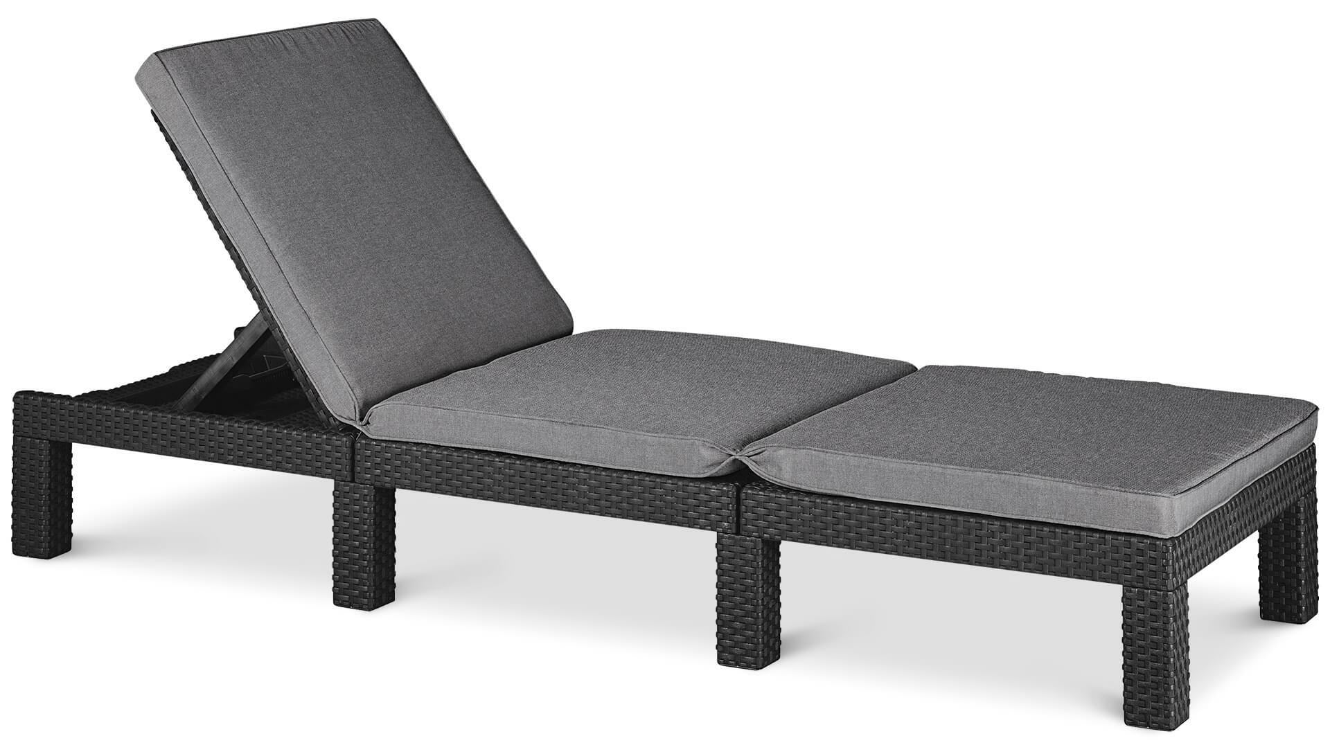 KETER Daytona Deluxe Graphite Sun Lounger