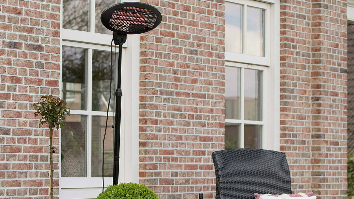 SUNRED Quartz Electric Space Heater Black 2000W - Model SMQ2000A