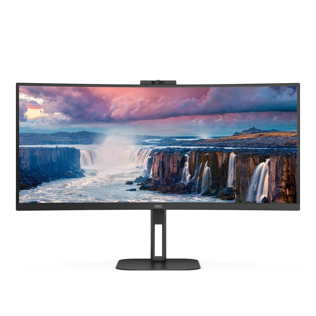 AOC V5 CU34V5CW 34" Wide Quad HD LED Monitor 3440 x 1440, Black