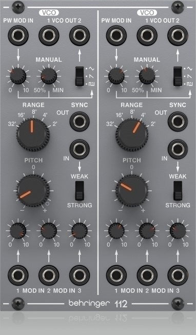 Behringer 112 DUAL VCO Modular Synthesizer Module