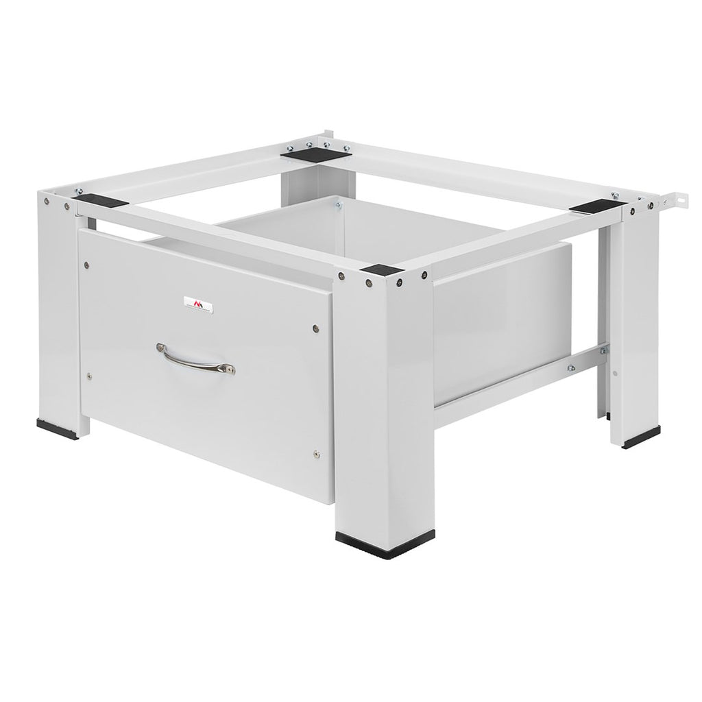 Maclean washer / dryer base with drawer  max load 150kg  white  MC-117 W