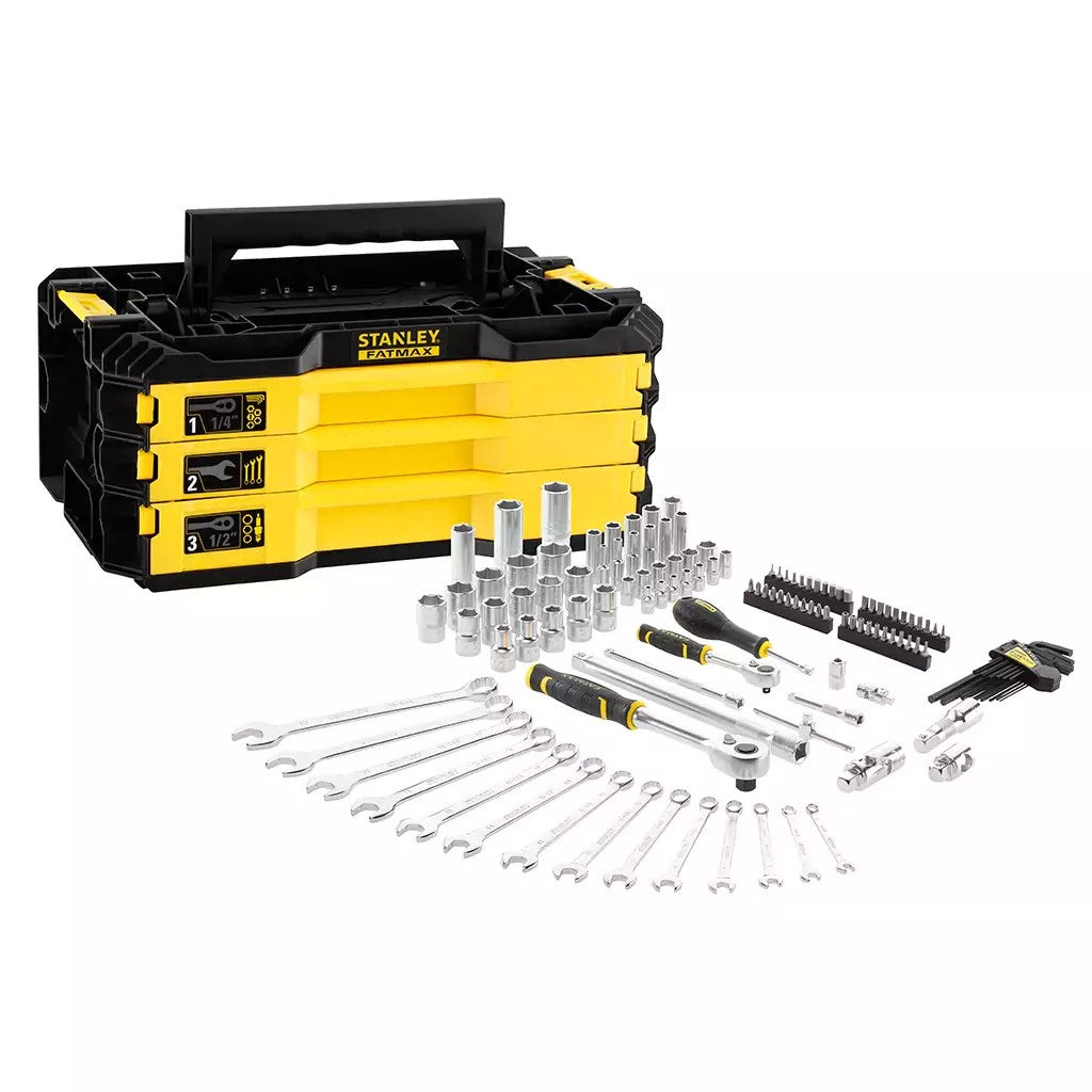 Stanley Pro-Stack Tool Set 126 Pieces 3 Drawers 126pcs
