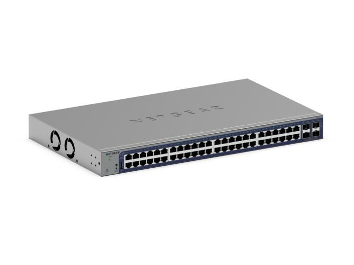 Netgear Smart S3300-52X V3 L3 Lite Switch - 48 x 10/100/1000 + 4 x SFP+ - Model GS752TX-300EUS