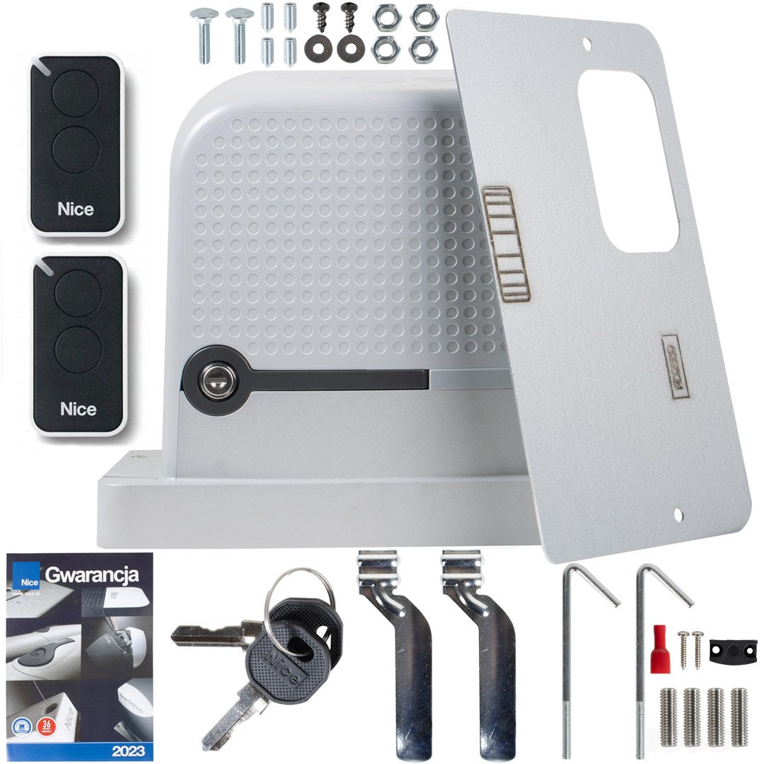 Nice Complete Sliding Gate Kit without Photodetectors, Model RO600KLTR01