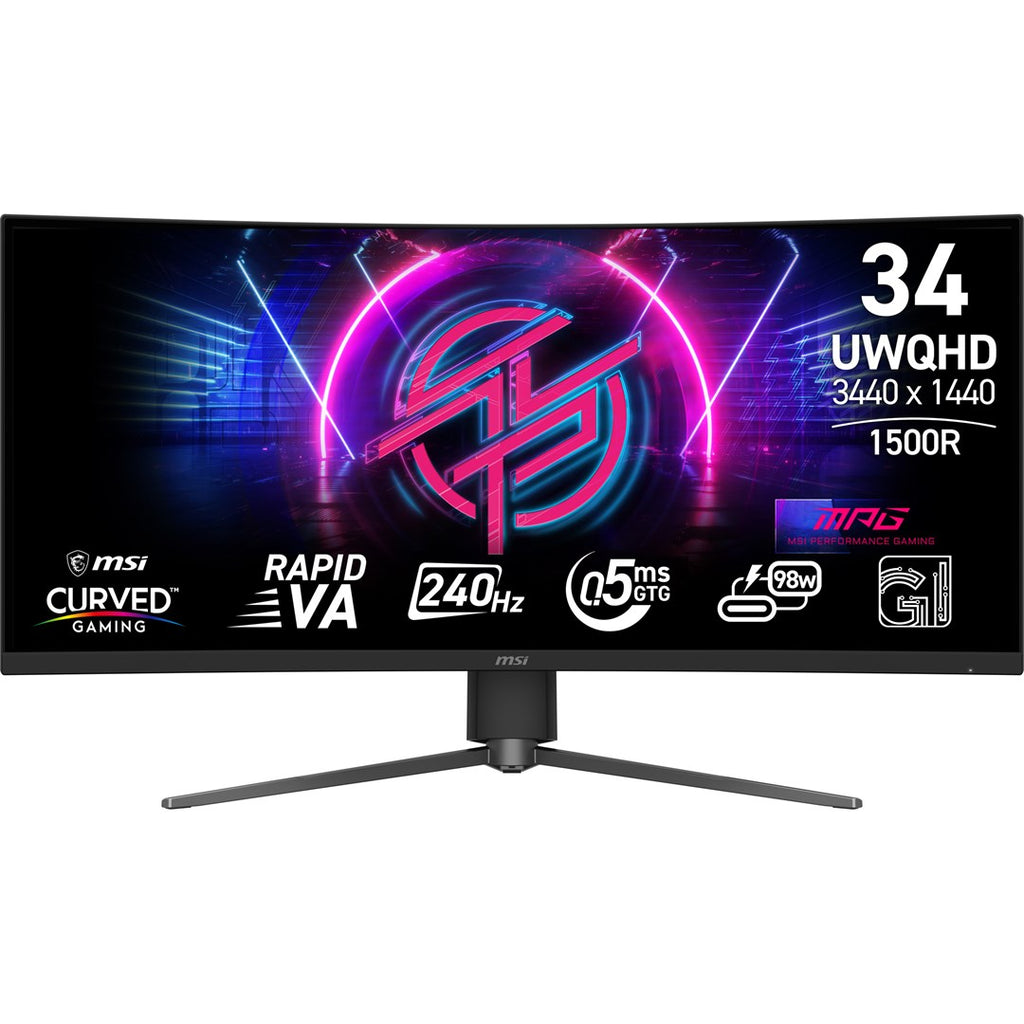 MSI MPG 346CQRF X24 34 Curved WQHD Monitor 240Hz