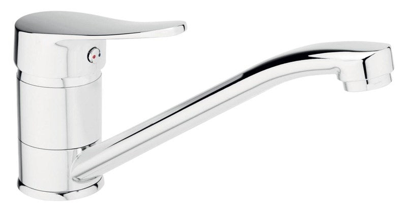 FERRO Bathroom Tap Chrome Finish 1200 g 128 mm Width BDC2A