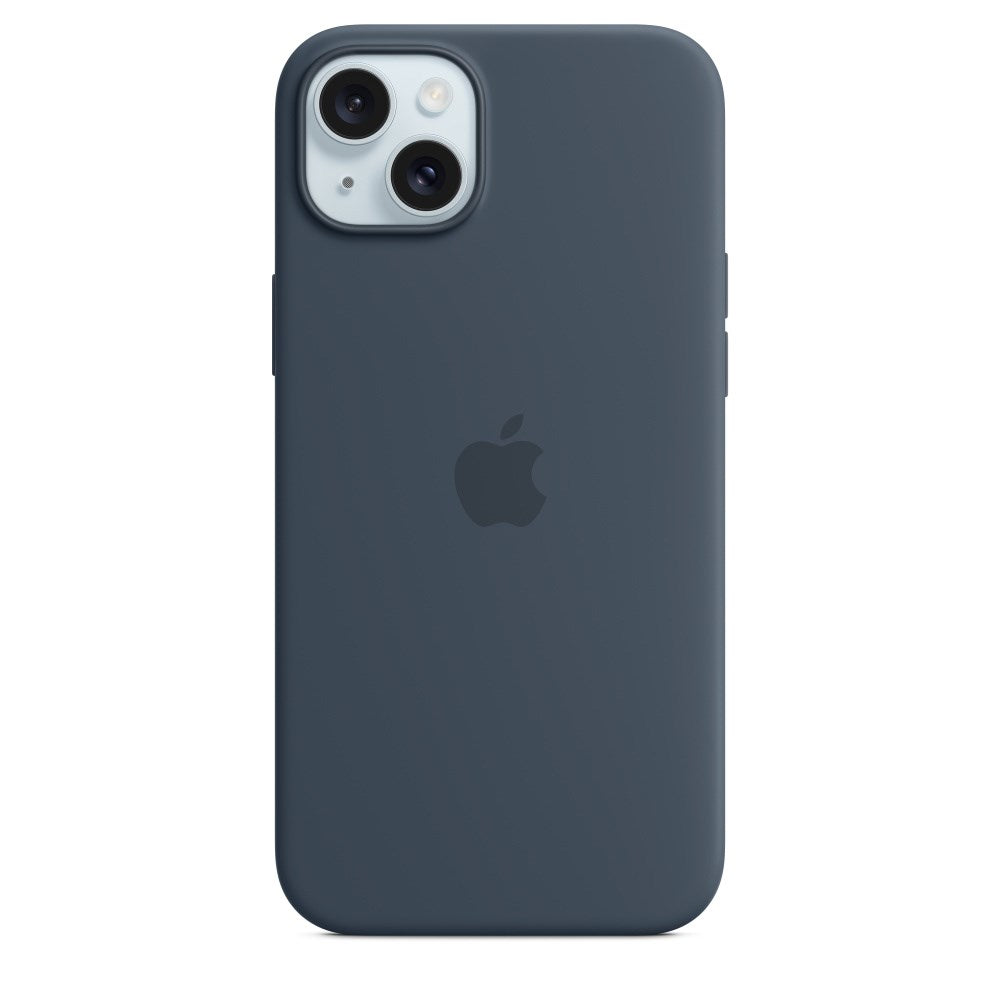 Apple Silicone Case Storm Blue with MagSafe for iPhone 15 Plus - MT123ZM/A