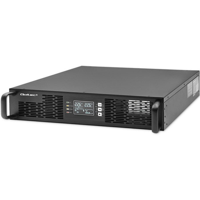 Qoltec 52285 UPS - Double-conversion (Online) 1 kVA 1000 W 2 AC outlets