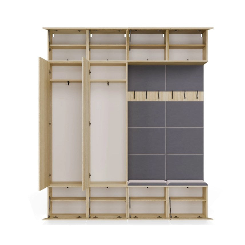 HAGA IV 2SZ2W Wardrobe – Sonoma Oak