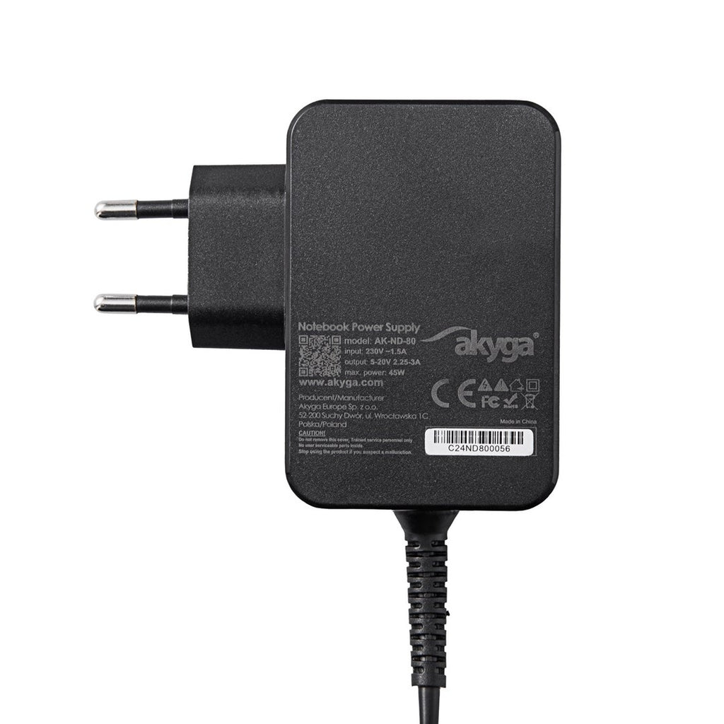 Akyga AK-ND-82 mobile device charger Universal Black AC Fast charging Indoor