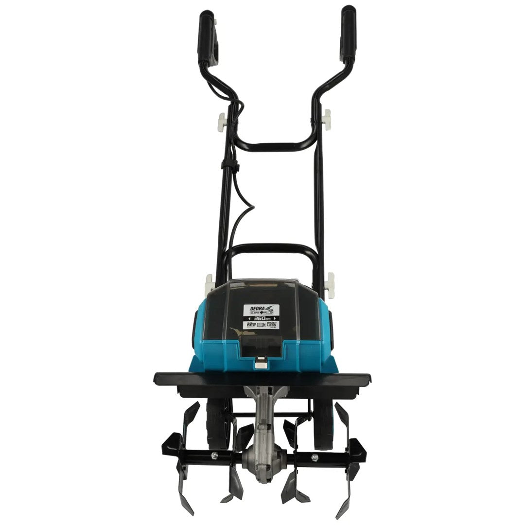 DEDRA Cordless Tiller 2*18V 36 CM Brushless Motor DED7190V