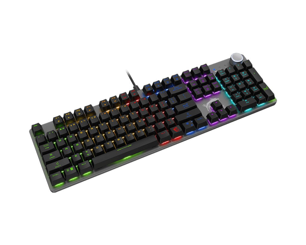 MSI FORGE GK320 RED keyboard Gaming USB QWERTY US International Black