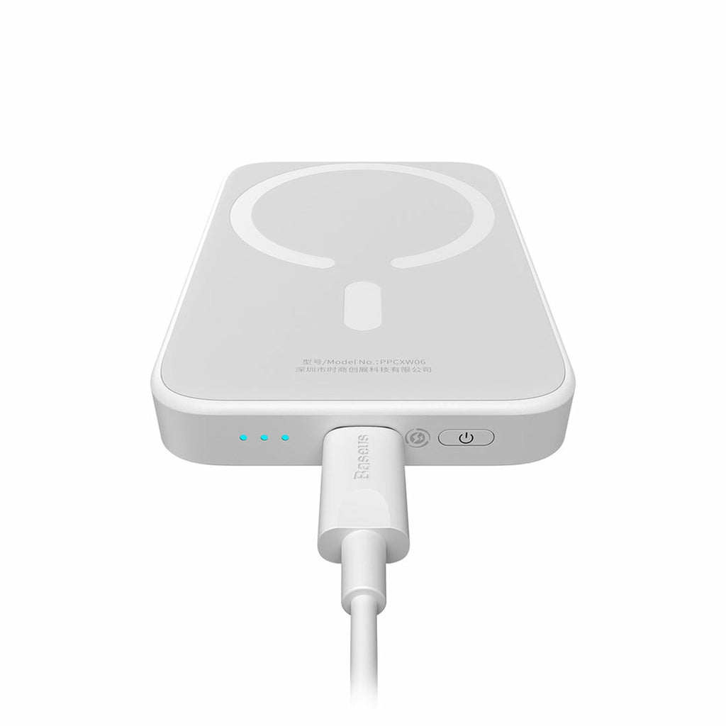 Baseus Power Bank 6000mAh, Wireless Charging, 20W Output, Model P10059002223-00