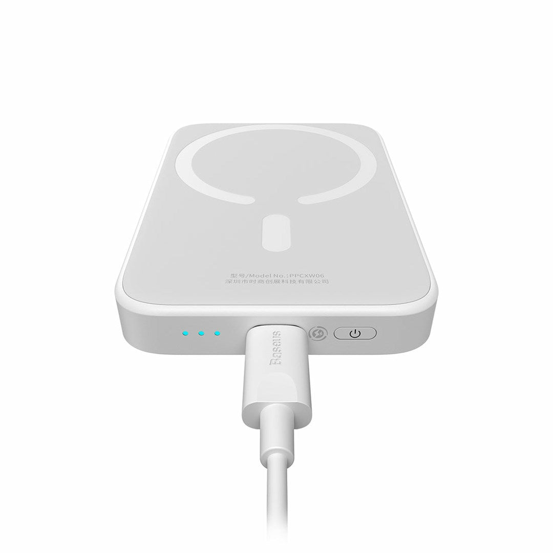 Baseus Power Bank 6000mAh, Wireless Charging, 20W Output, Model P10059002223-00
