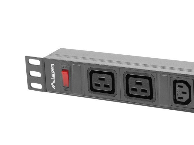 Lanbergs PDU Surge Protector for 19" Server Cabinets 19-Zoll