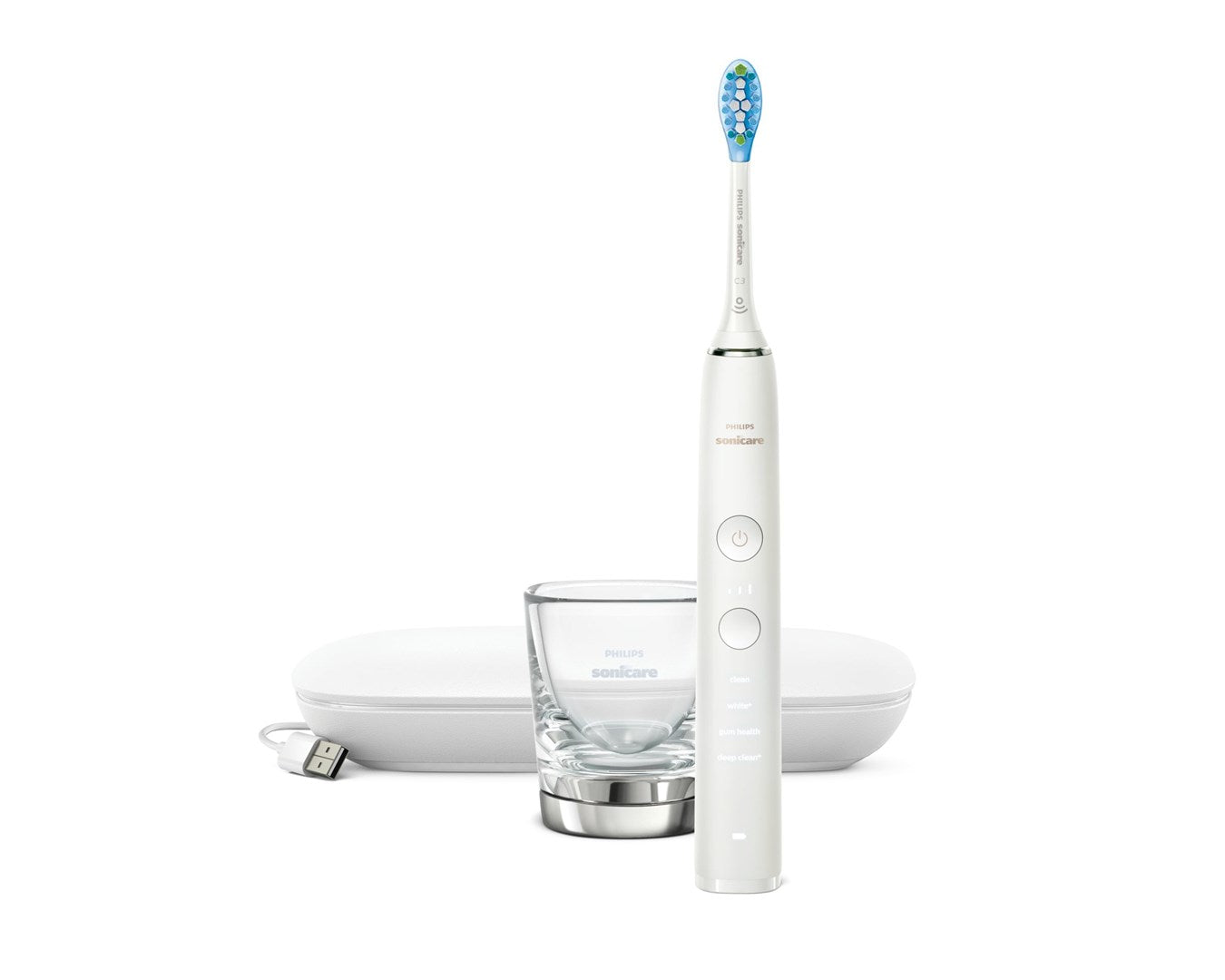 Philips Electric Toothbrush - HX9911/27 - Adult Vibrating - White