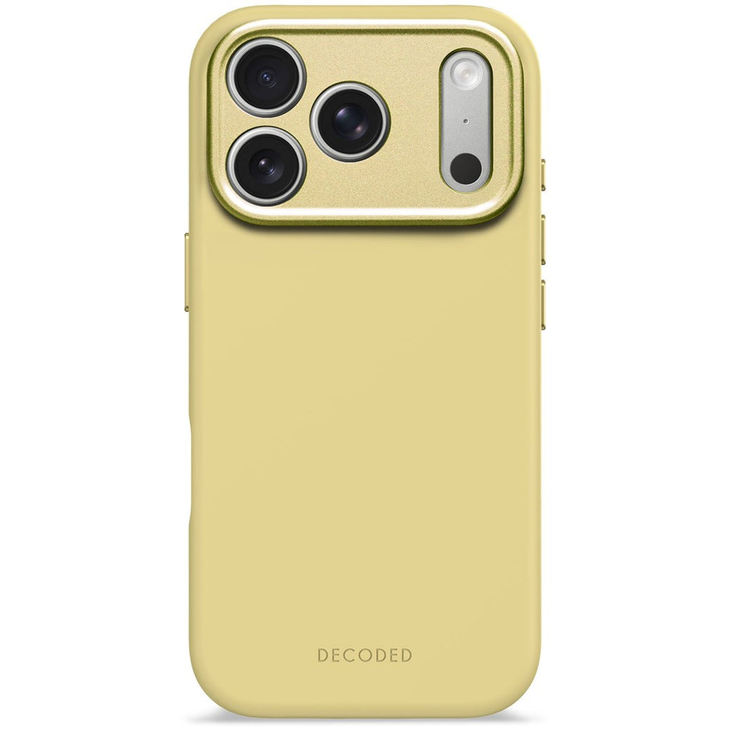 Decoded Silicone Case iPhone 17 Pro Yuma Yellow with MagSafe (D25IPO17PBCS9YW)