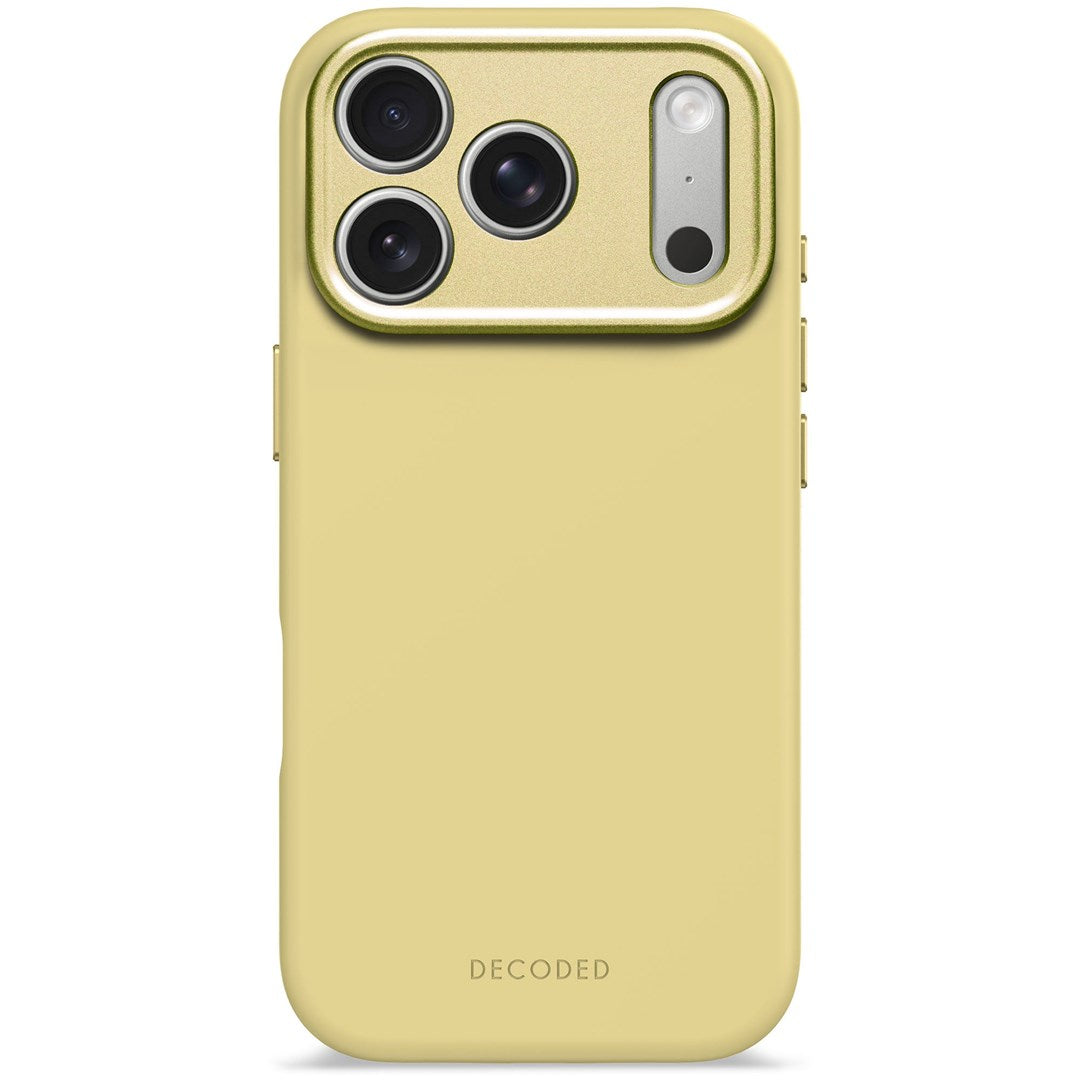Decoded Silicone Case iPhone 17 Pro Yuma Yellow with MagSafe (D25IPO17PBCS9YW)