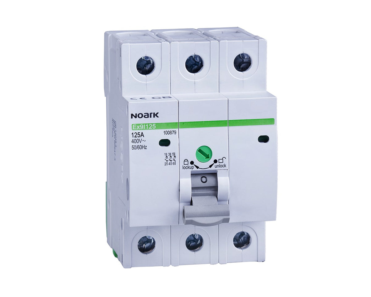 noark 8496 Switch Disconnector, 100A, 3-Phase | Model: 8496