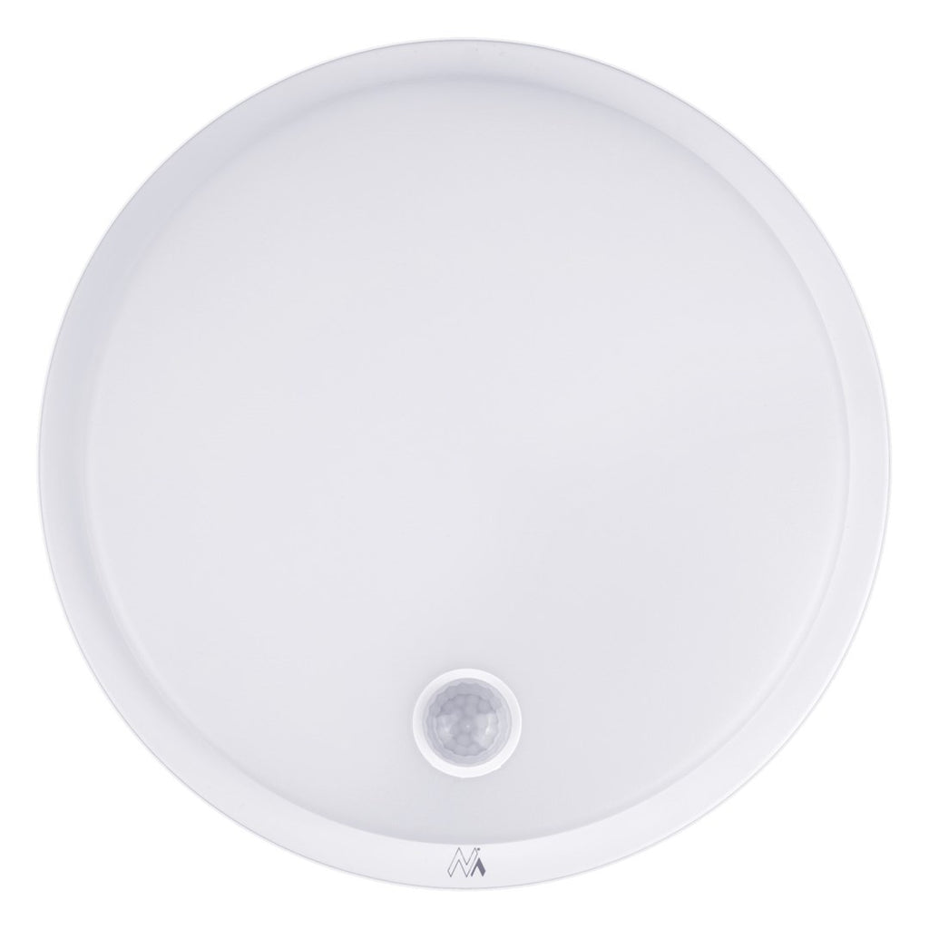 Maclean LED lamp with motion sensor  PIR sensor  white  10W  IP65  1000lm  neutral color  MCE525 W