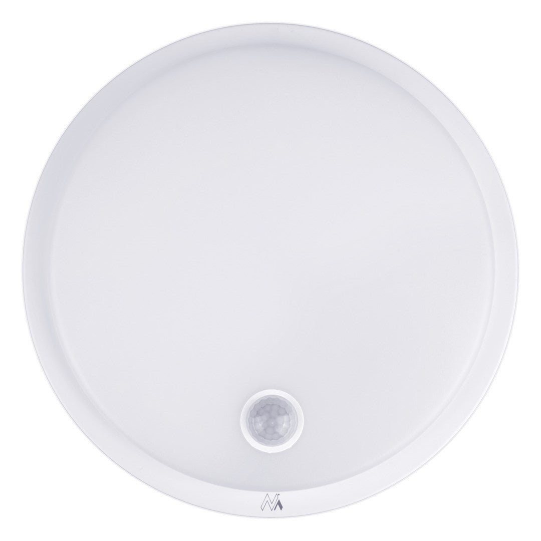 Maclean LED lamp with motion sensor  PIR sensor  white  10W  IP65  1000lm  neutral color  MCE525 W