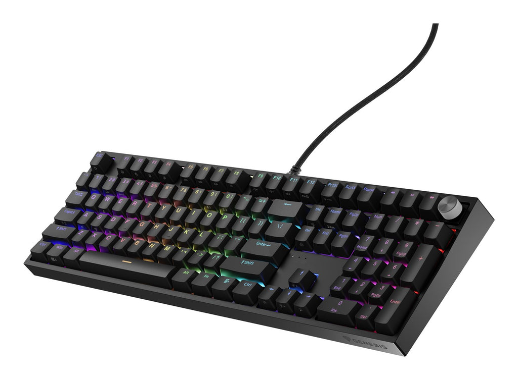 GENESIS THOR 404 USB QWERTY Black Keyboard