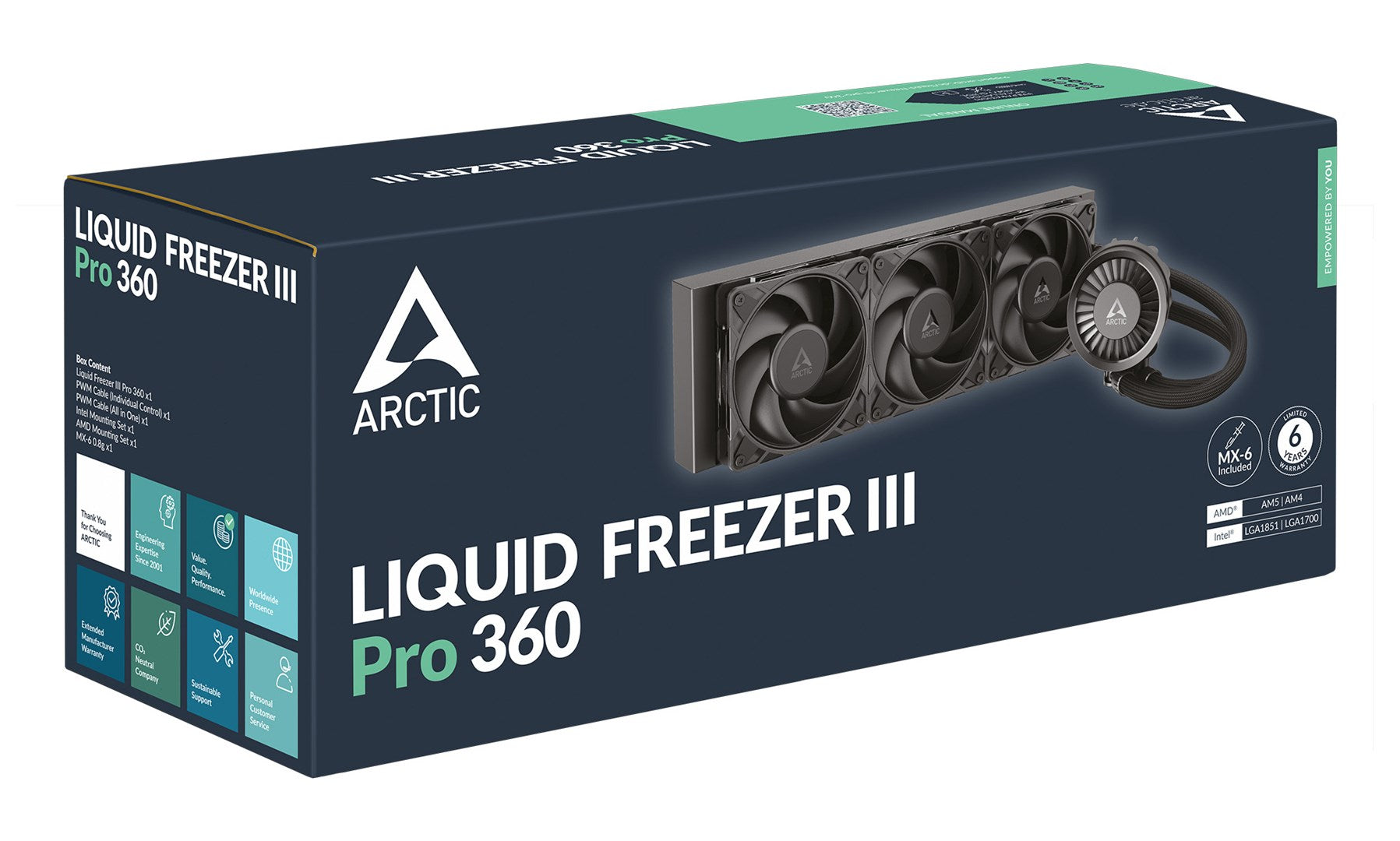 Arctic Liquid Freezer III Pro - 360 mm Water Cooling - ACFRE00180A