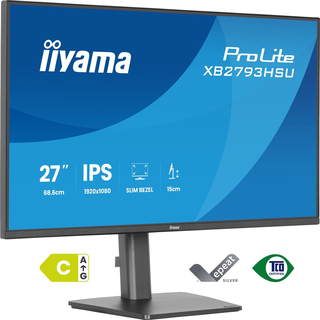 IIYAMA ProLite XB2793HSU-B1 27" Full HD Monitor 1920x1080 120Hz IPS Black
