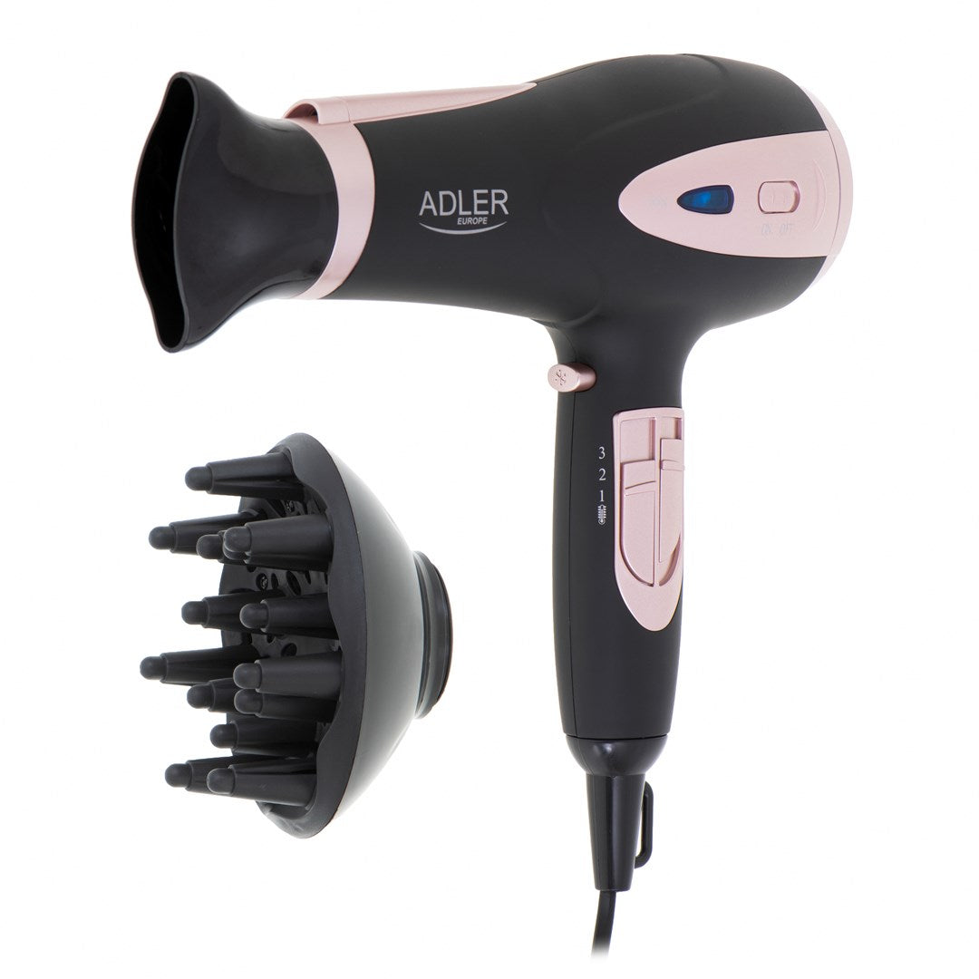 Adler AD 2248 Hair Dryer 2400W with Ionization and Cool Shot