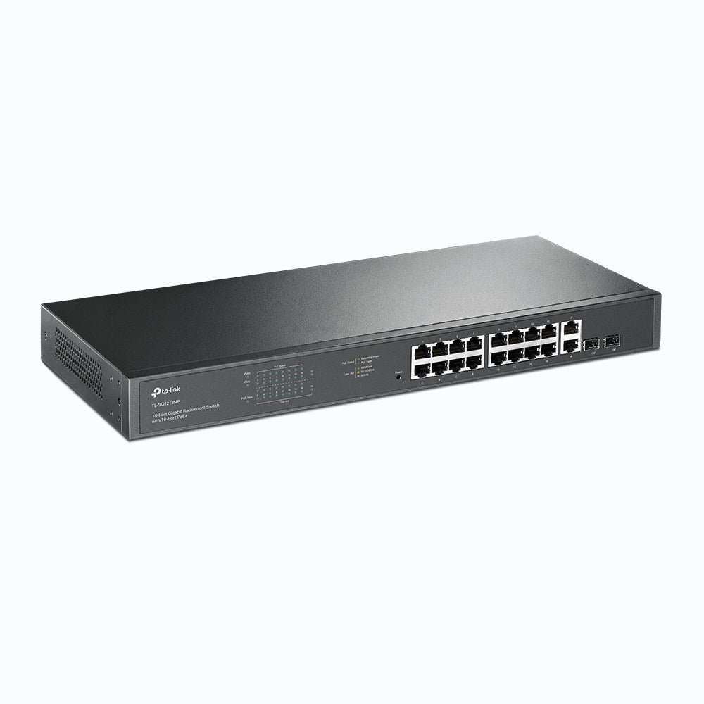 TP-Link Switch 3485 g 440x532x82mm TL-SG1218MP