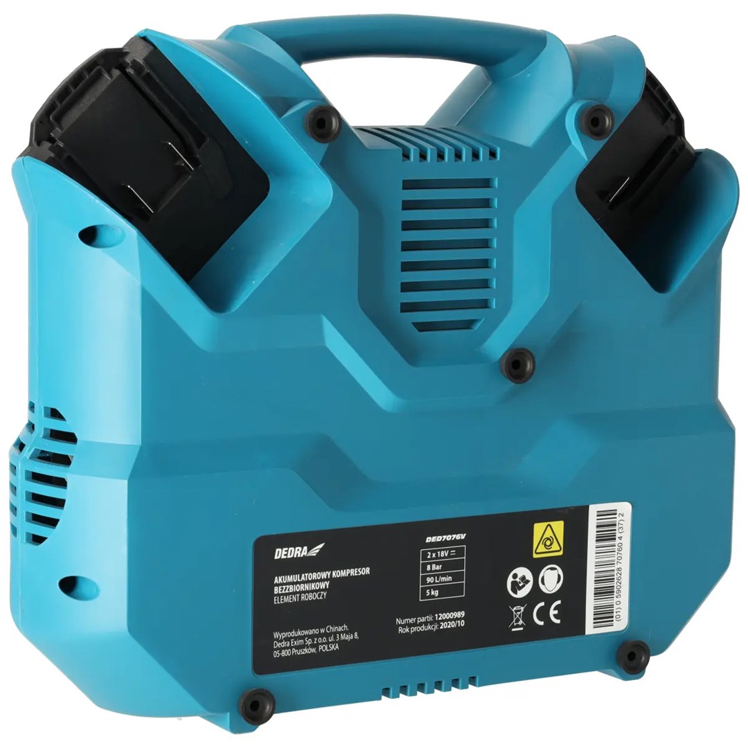 DEDRA Air Compressor Portable 5000 g Model DED7076V