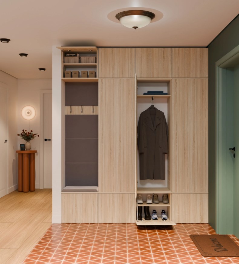 HAGA IV 3SZ1W Wardrobe – Sonoma Oak