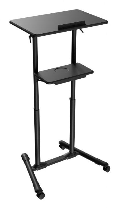 Mobile Stand with Wheels Black