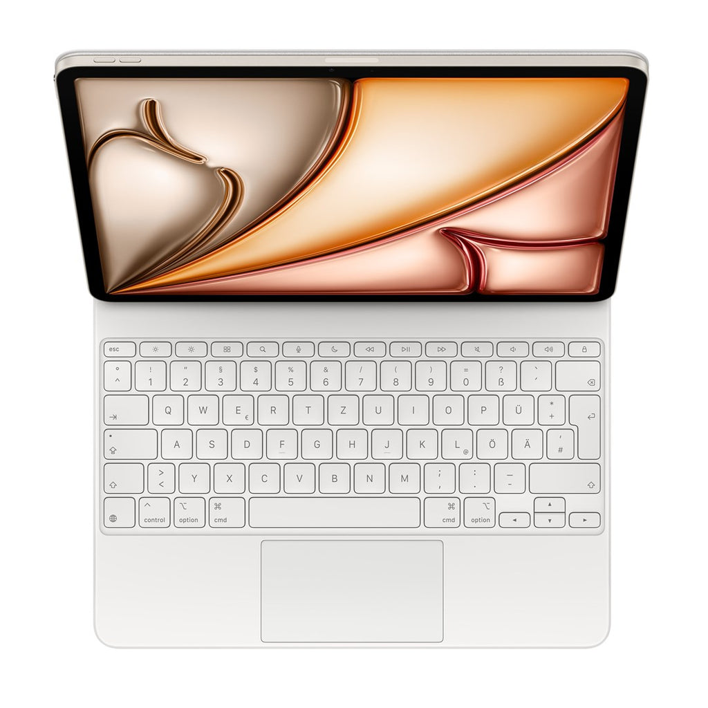 APPLE Magic Keyboard for iPad Air 13-inch (M3) - German - White (MDFW4D/A)