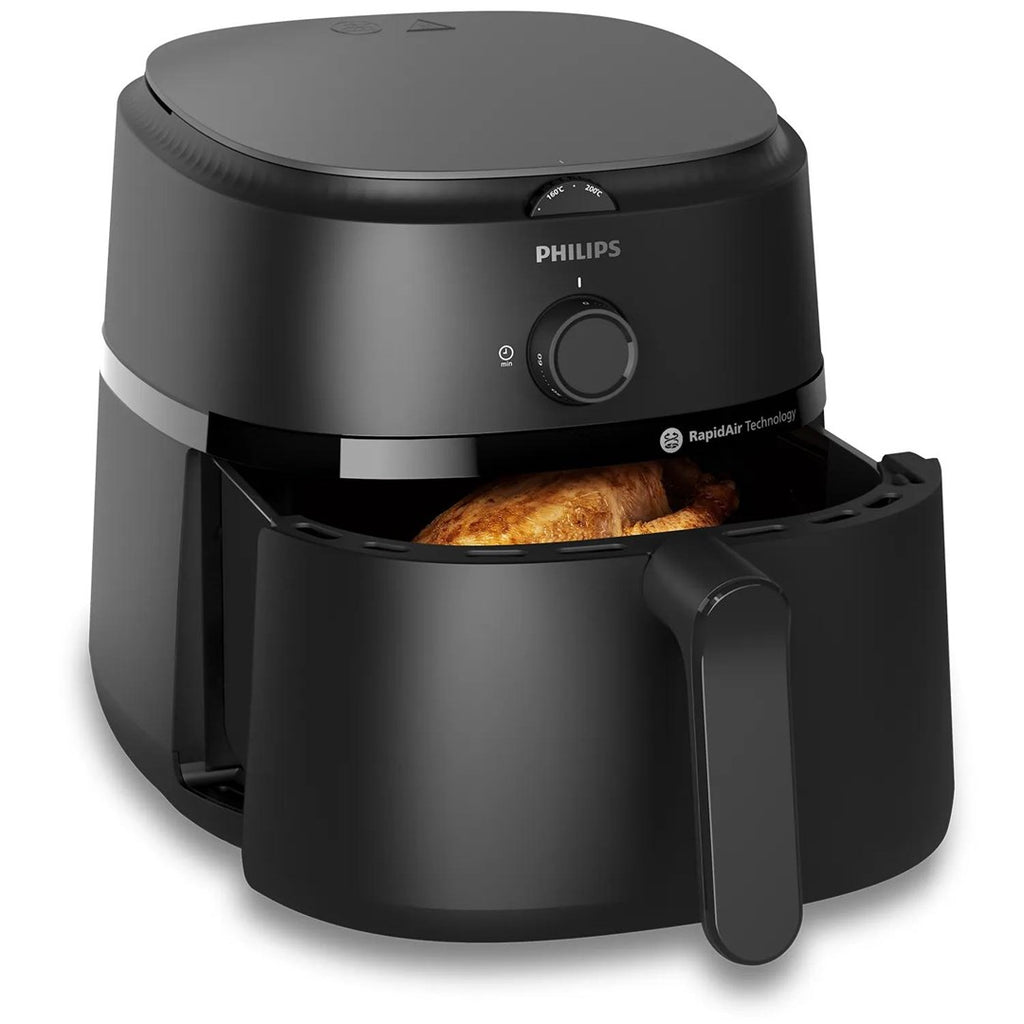 PHILIPS 1000 Series Airfryer Black - 6.2 L Capacity - Healthier Cooking with Less Oil NA130/00
