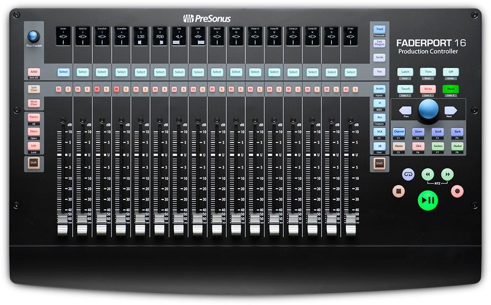 PreSonus FaderPort 16 Universal USB Controller 5404 g 412 mm x 128 mm x 621 mm