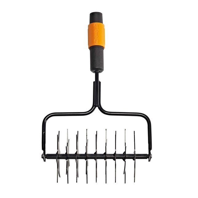 Fiskars QuikFit Star Tiller Garden Fork Handle - Black Steel - (1000689)