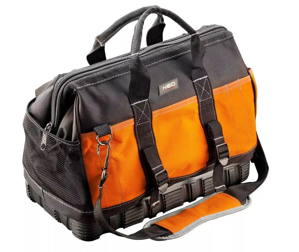NEO TOOLS Tool Bag - Nylon 600D - Orange/Gray - 84-305