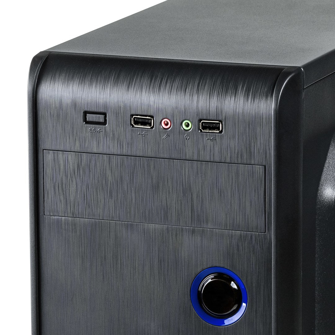 Akyga AK939BL Midi Tower Black Computer Case