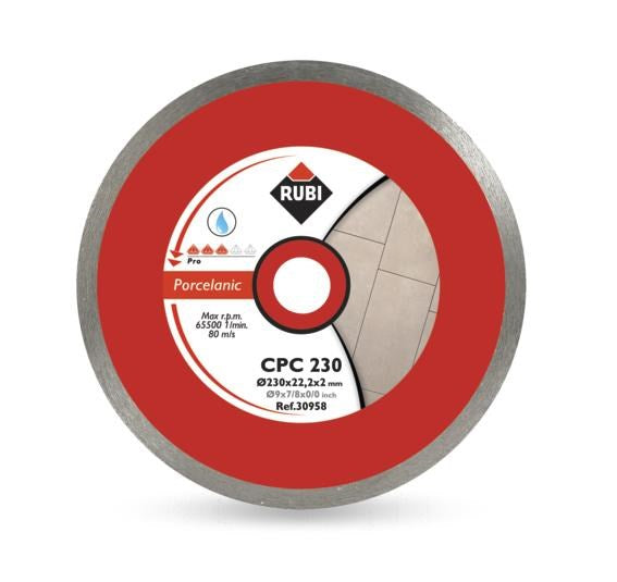 RUBI CPC Diamond Blade 250 mm Porcelain Model 295250