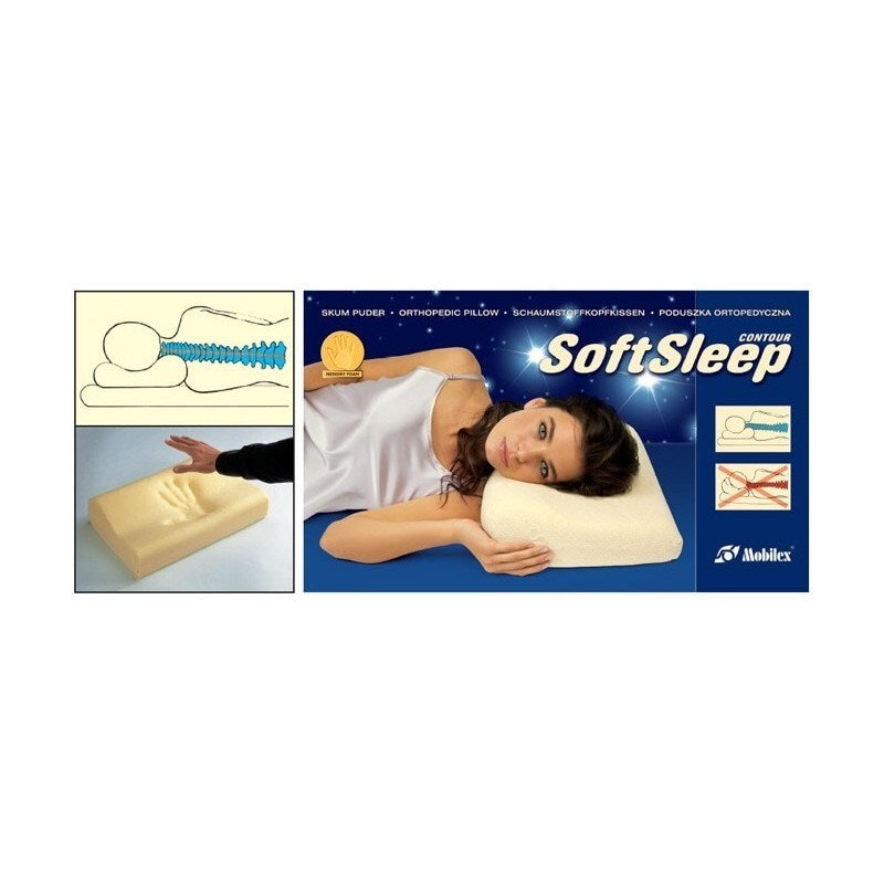 SoftSleep Orthopaedic Pillow for Neck Pain - CONTOUR M