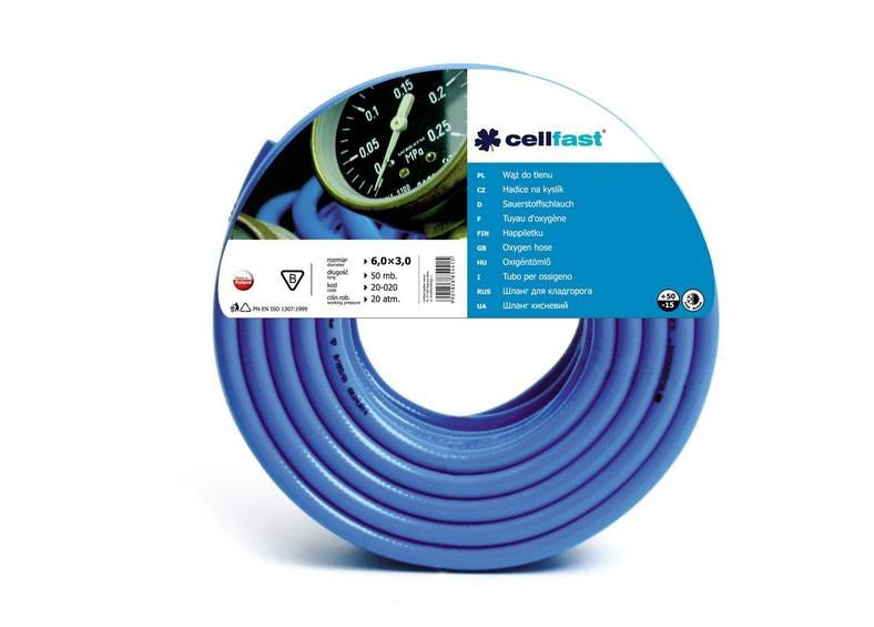 CELLFAST Oxygen Hose 6.0x3.0 80mb PL A