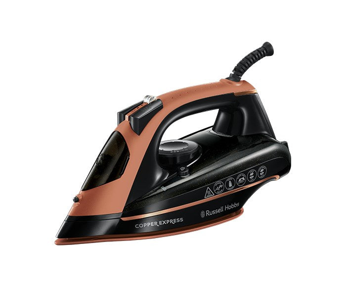 Russell Hobbs Copper Express Iron 2600W Black Copper