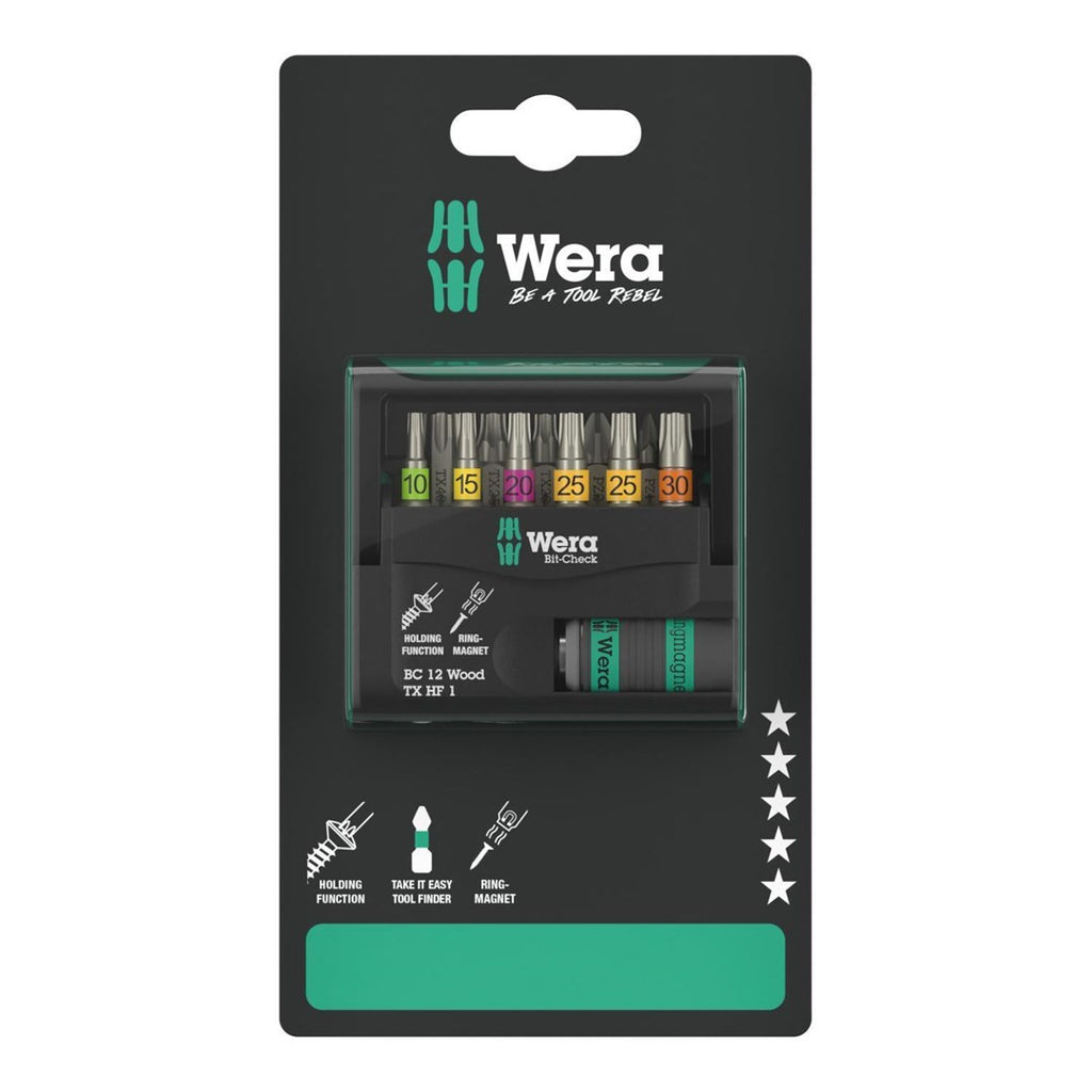 Bit Set Bit-Check 12 Wood TX HF 1 SB  12 pcs