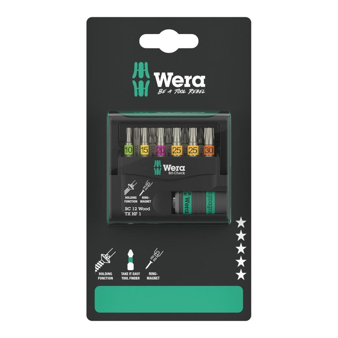 Bit Set Bit-Check 12 Wood TX HF 1 SB  12 pcs