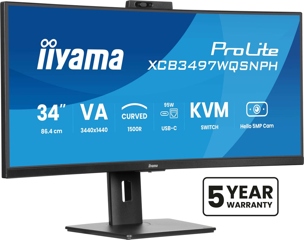 IIYAMA 34  Monitor XCB3497WQSNPH-B1 21:9 HDMI+