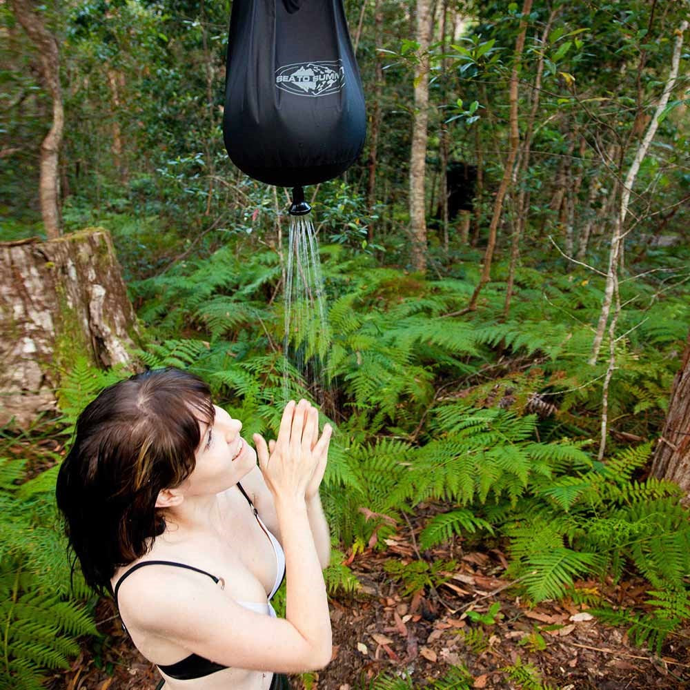 Pocket Shower SEA TO SUMMIT - 10 L Capacity - Waterproof Nylon - Black