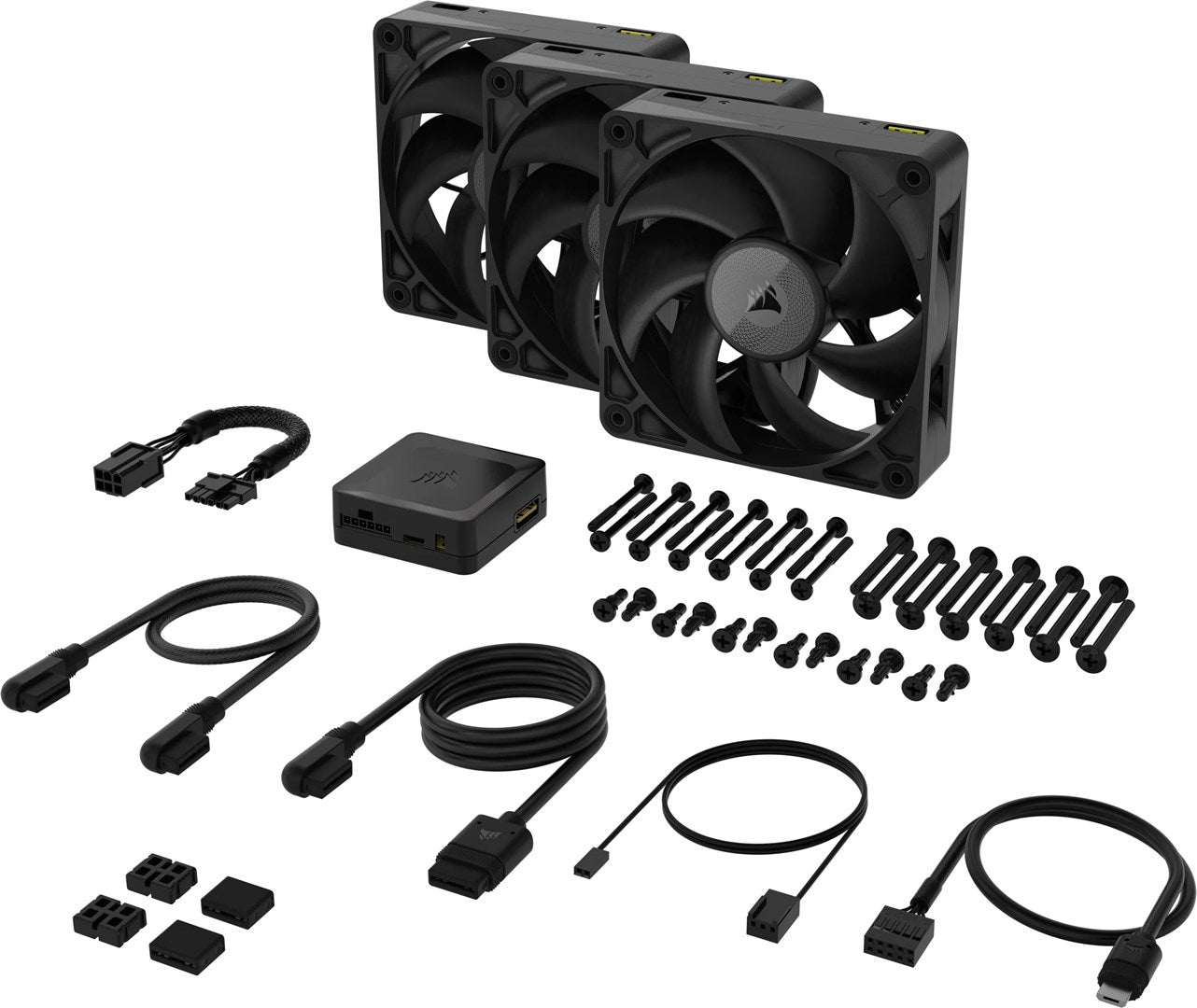 CORSAIR iCUE Link RX120 MAX Starter Kit - Case Fans - 120 mm (Pack of 3) (CO-9051042-WW)