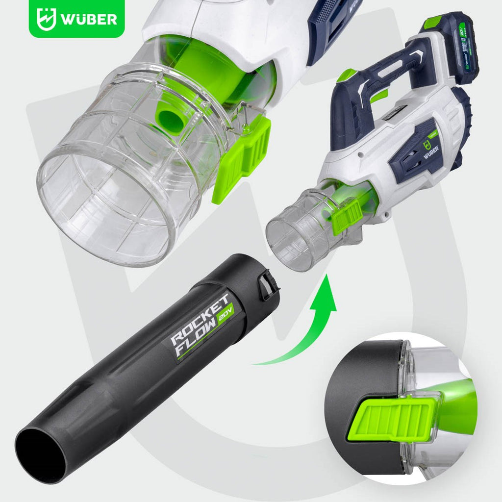 Cordless leaf blower 20 V 160 km/h W04400 WUBER