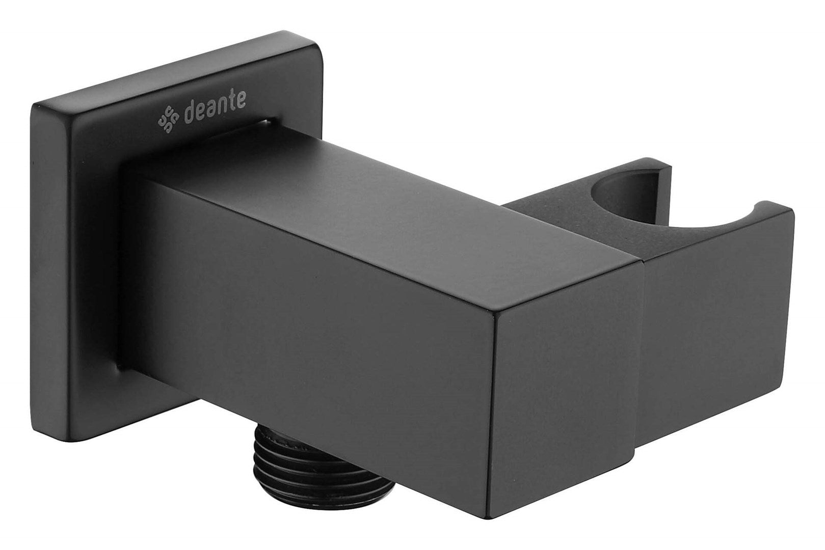 Deante Square Angled Connector with Handset Holder